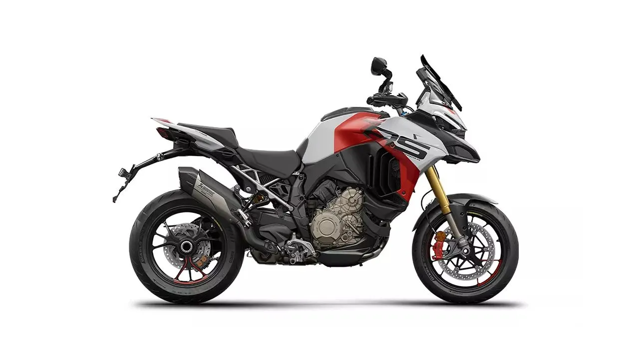 Ducati Multistrada V4 RS Iceberg White Livery and Red