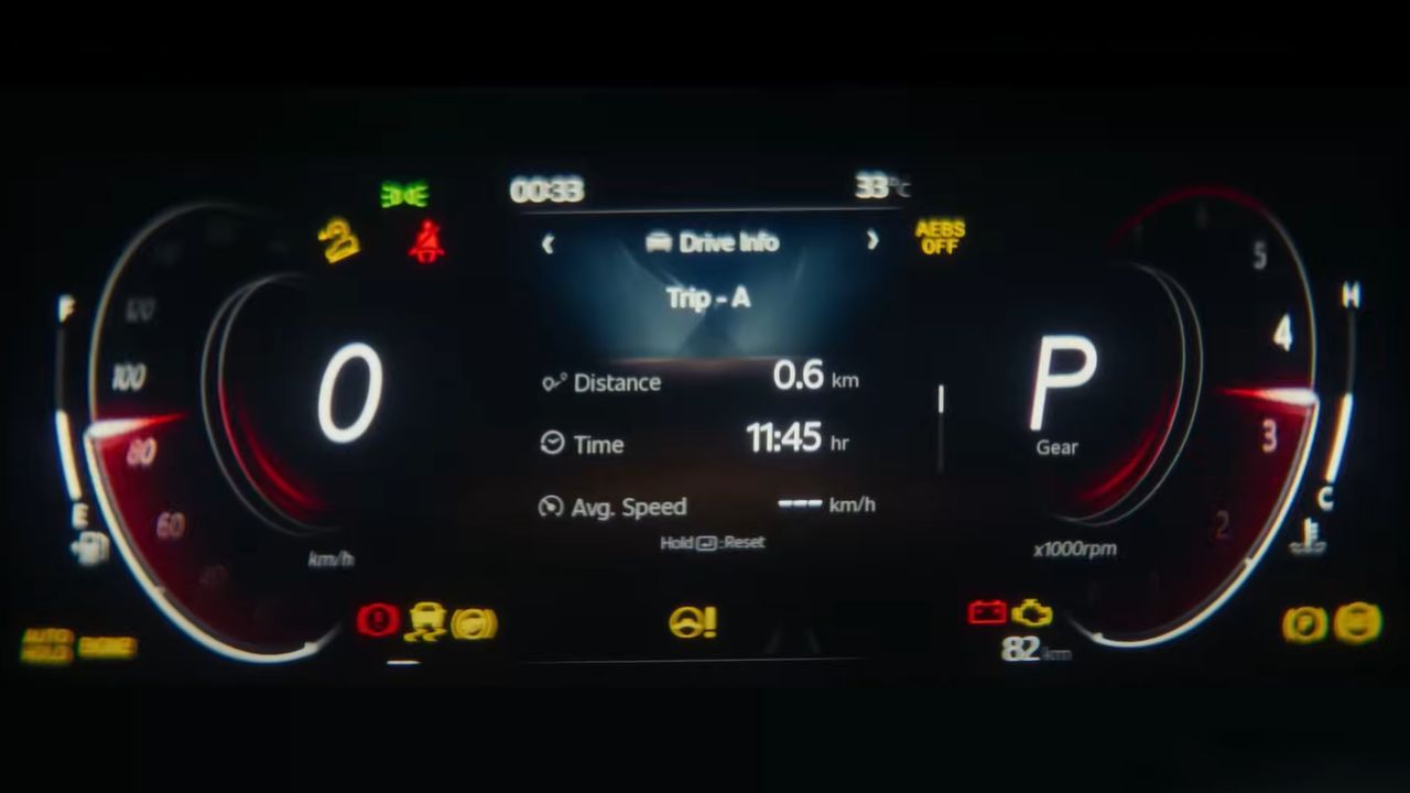 Mahindra Thar Roxx Instrument Cluster 