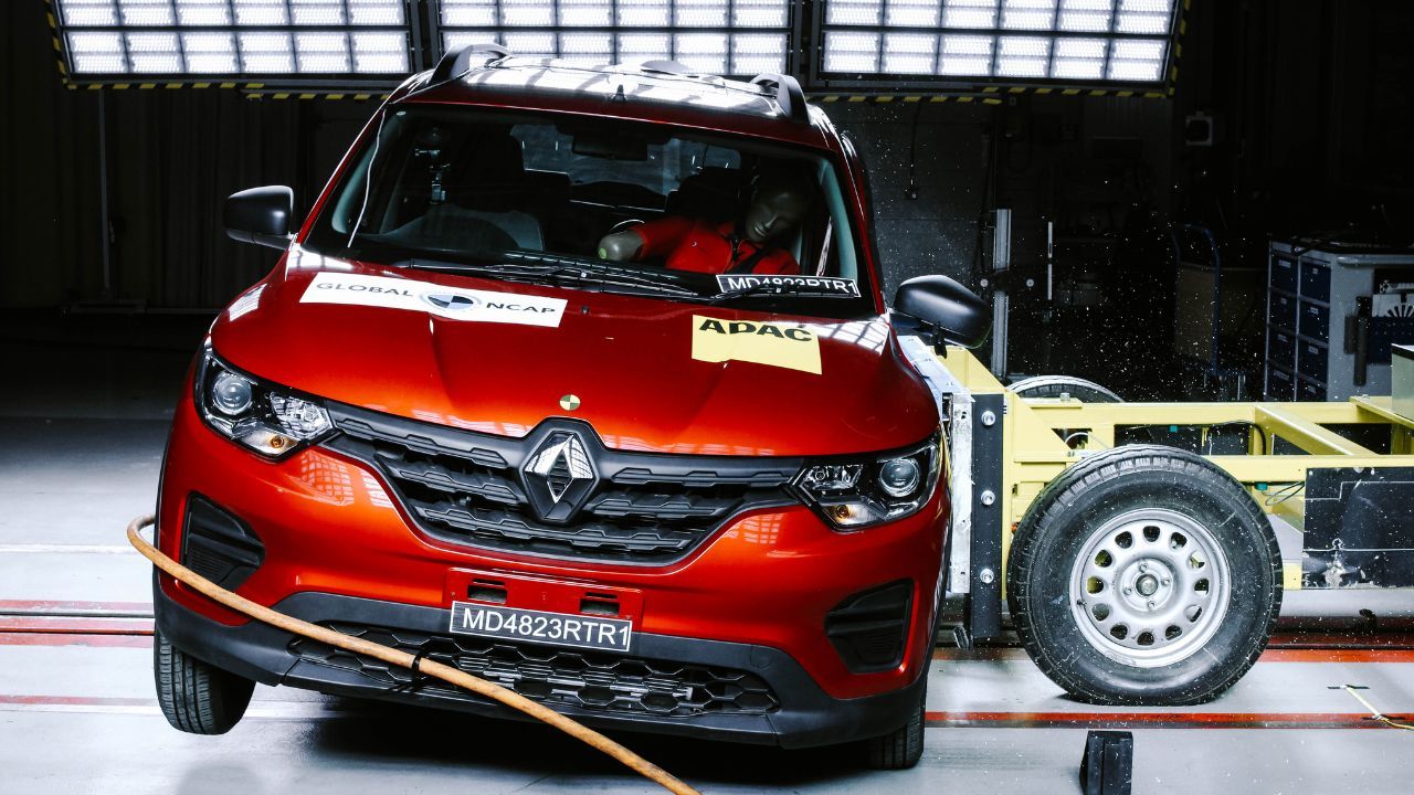 Renault Triber MPV Crash Test for Safety Ratings