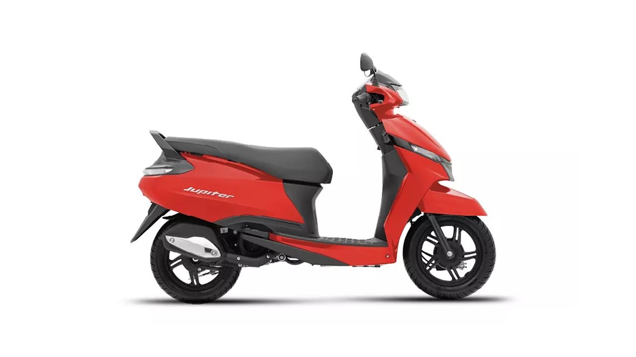 TVS Jupiter Meteor Red Gloss