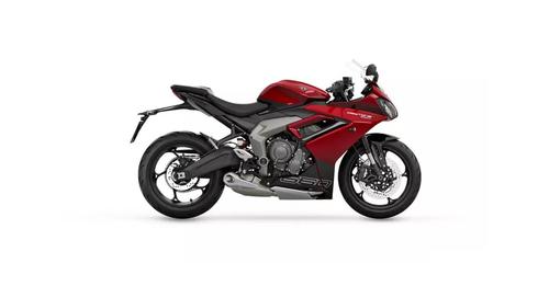 Triumph Daytona 660 Carnival Red Sapphire Black