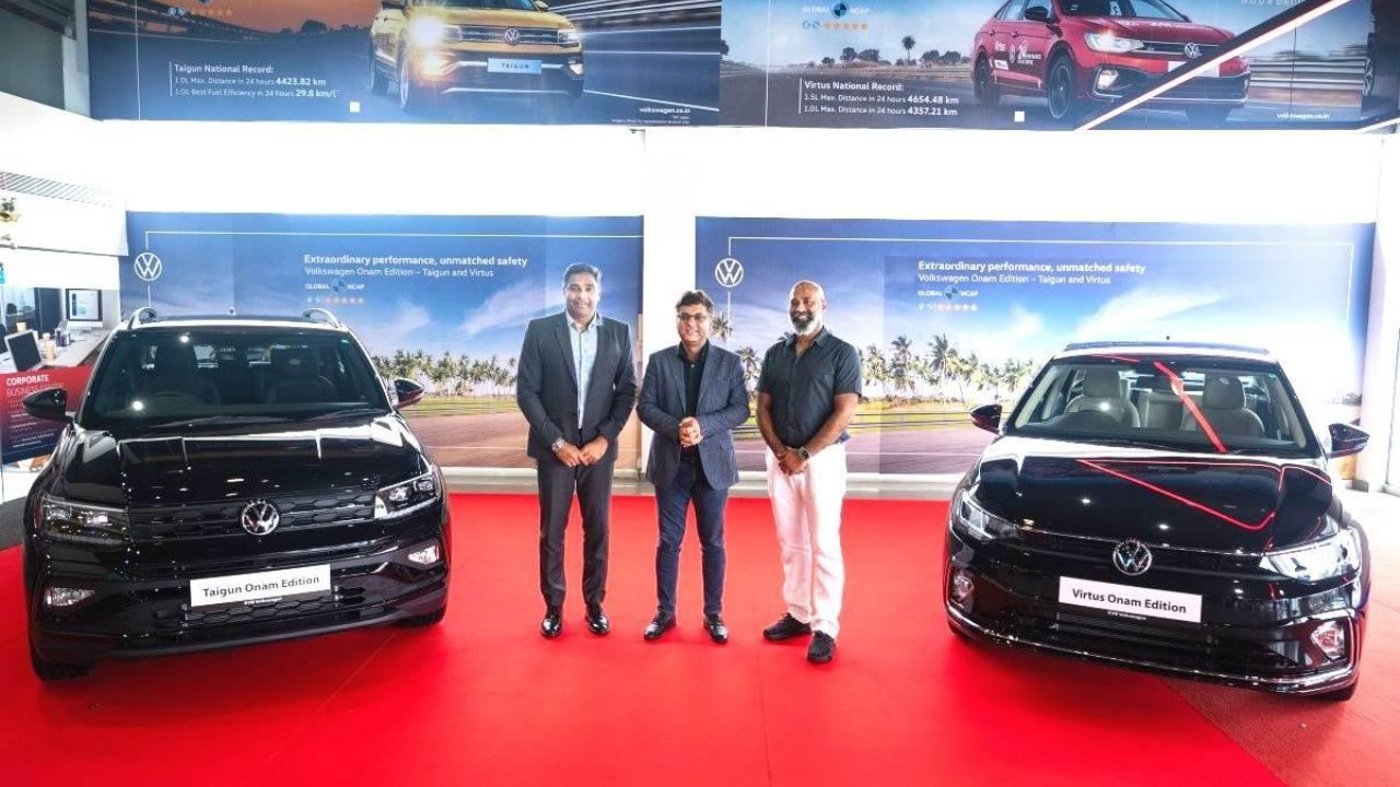 Volkswagen Taigun Onam Edition and Virtus Onam Edition Launch in Kerala, India
