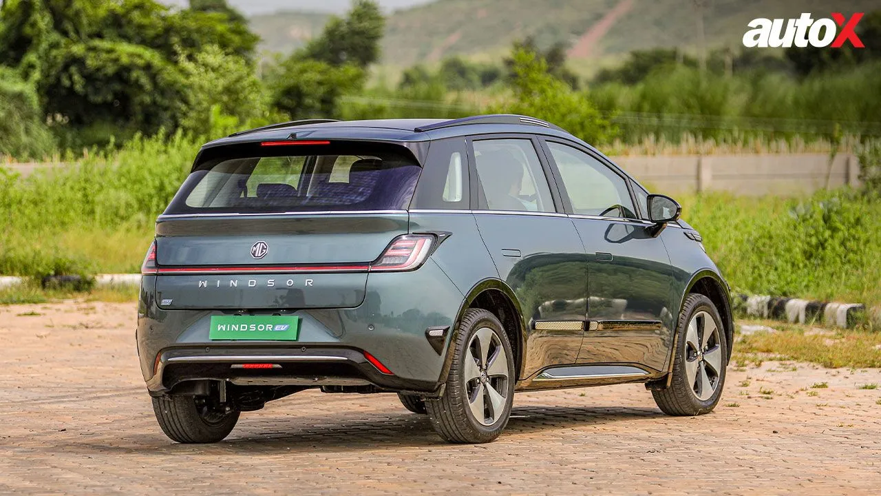 MG Windsor EV Rear Three Quarter