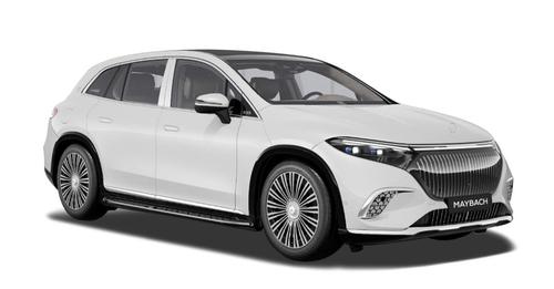 Mercedes Benz Maybach EQS Opalite white bright