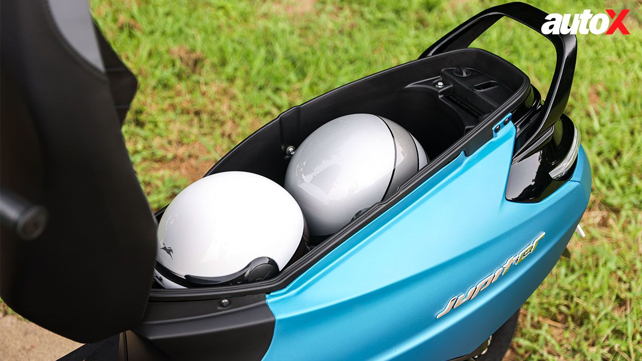 TVS Jupiter 110 Seat Space