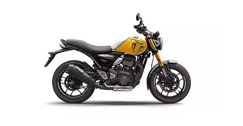 Triumph Speed 400 Racing Yellow Metallic White