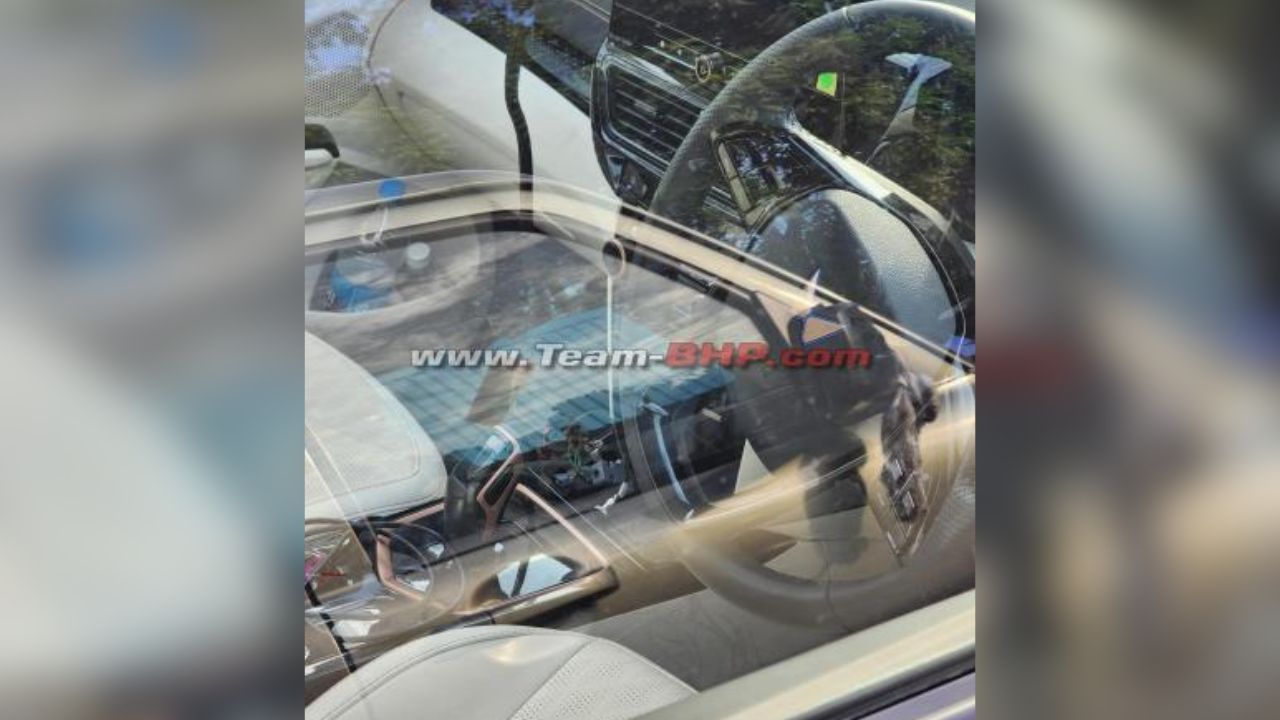 Mahindra XUV 3XO EV Interior Spy 1