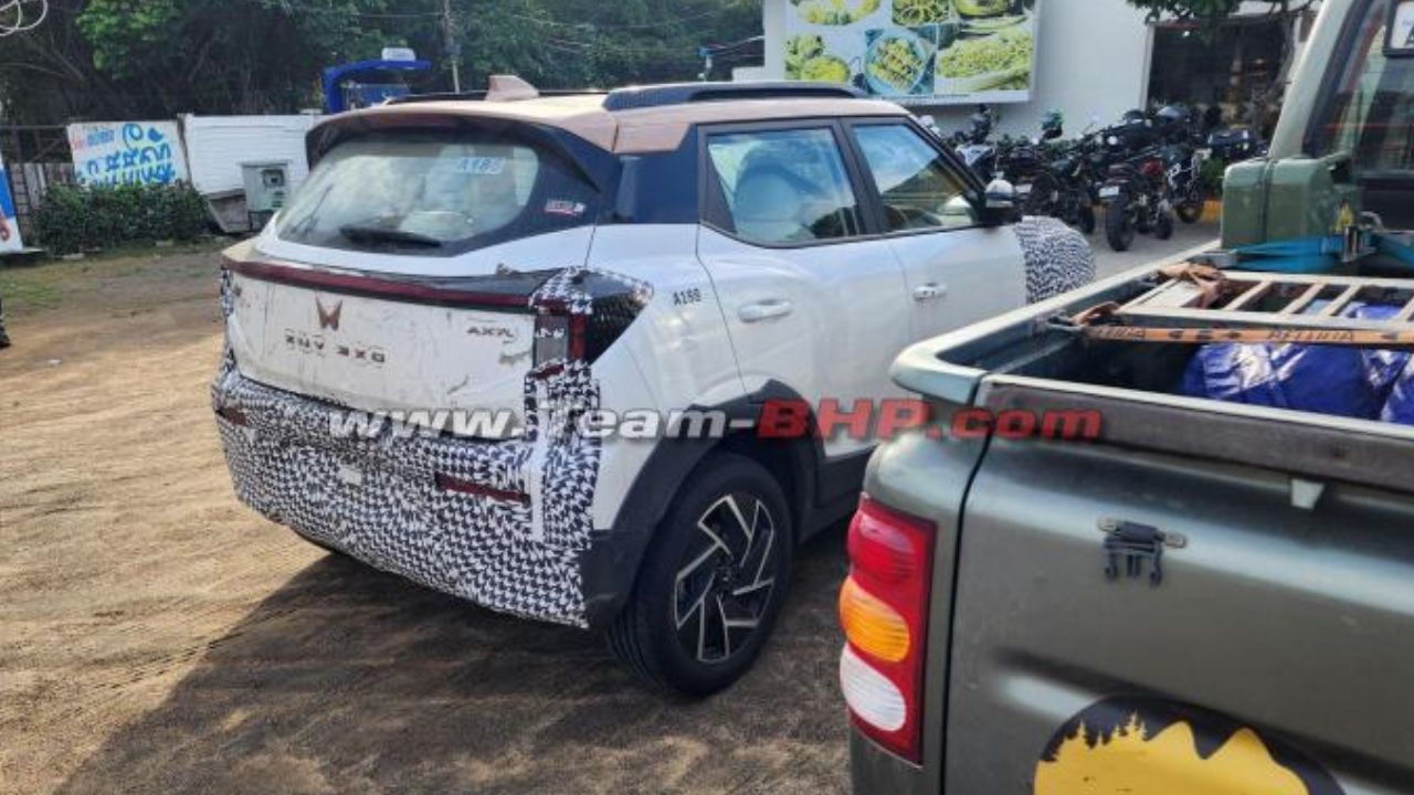 Mahindra XUV 3XO EV Rear Spy 1