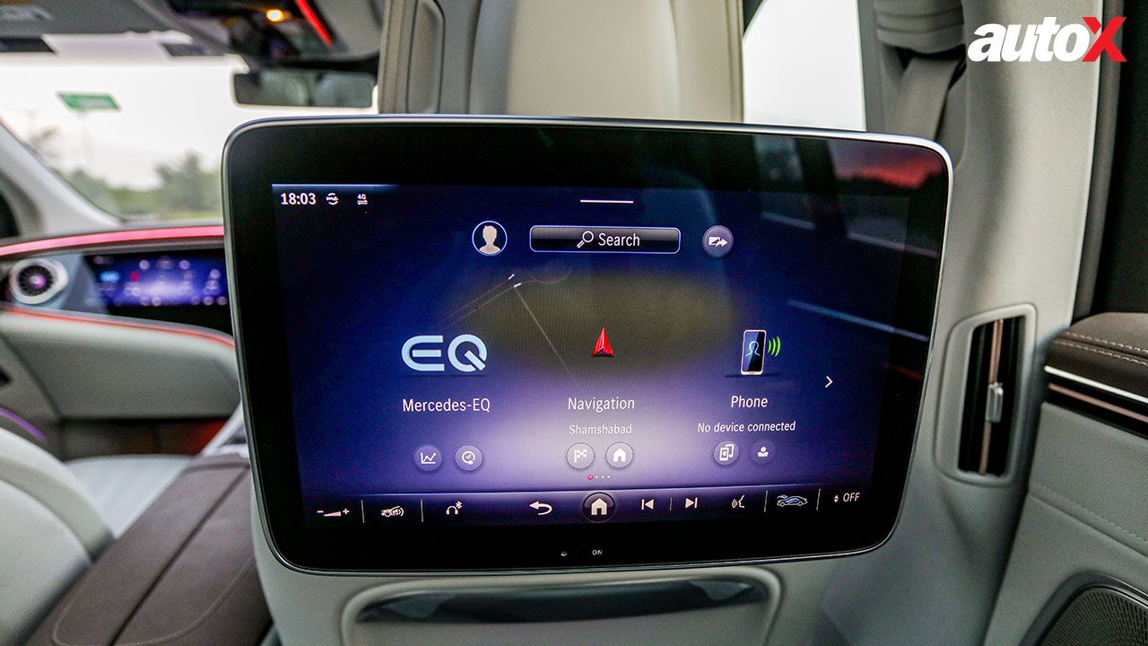 Mercedes Benz EQS Infotainment Screen