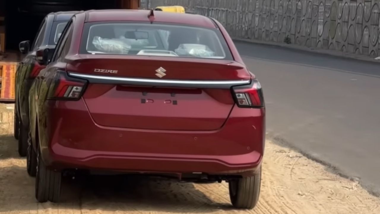New Maruti Suzuki Dzire Rear
