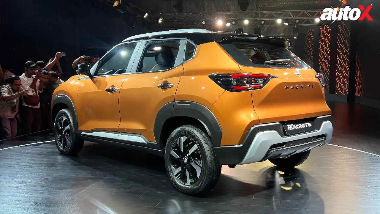 Nissan Magnite Rear and Side View