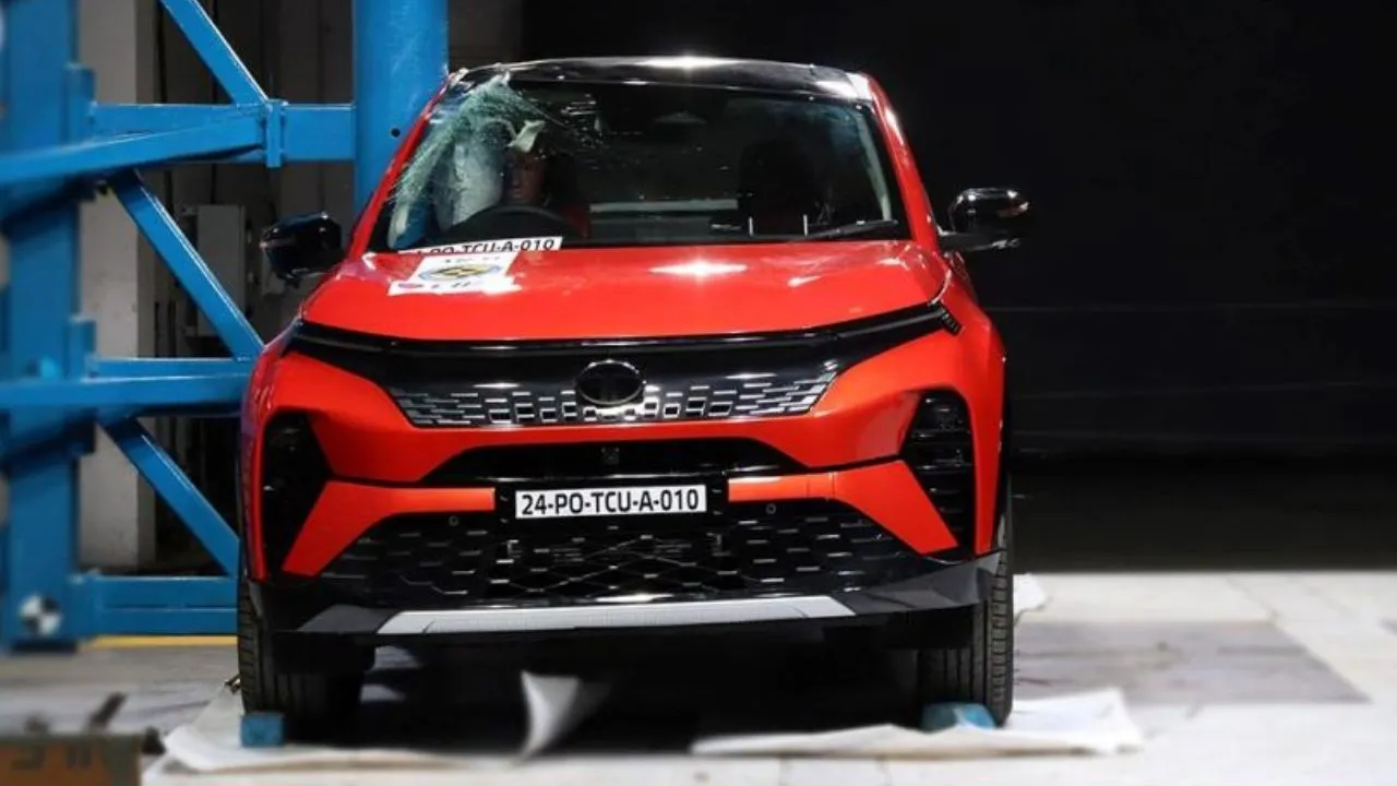 Tata Curvv ICE Variant Crash Test Tata Curvv ICE Variant Crash Test