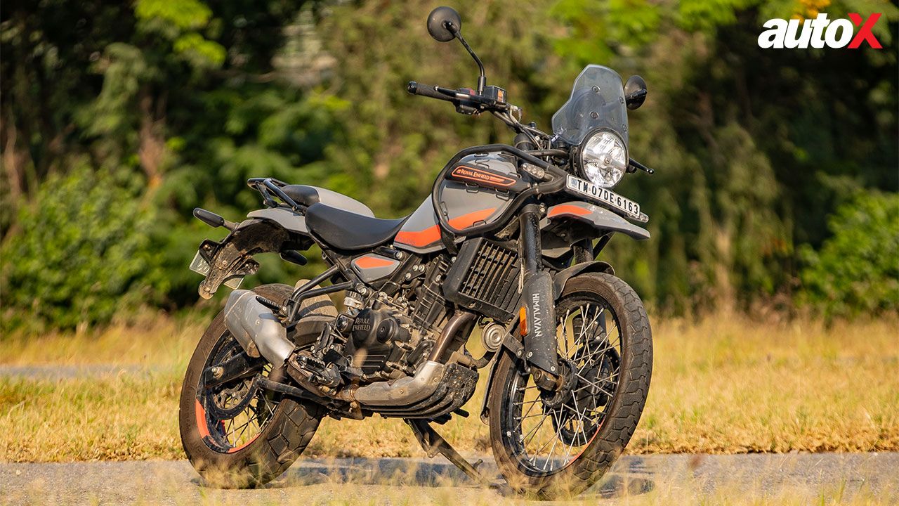 Royal Enfield Himalayan 450 Stand View