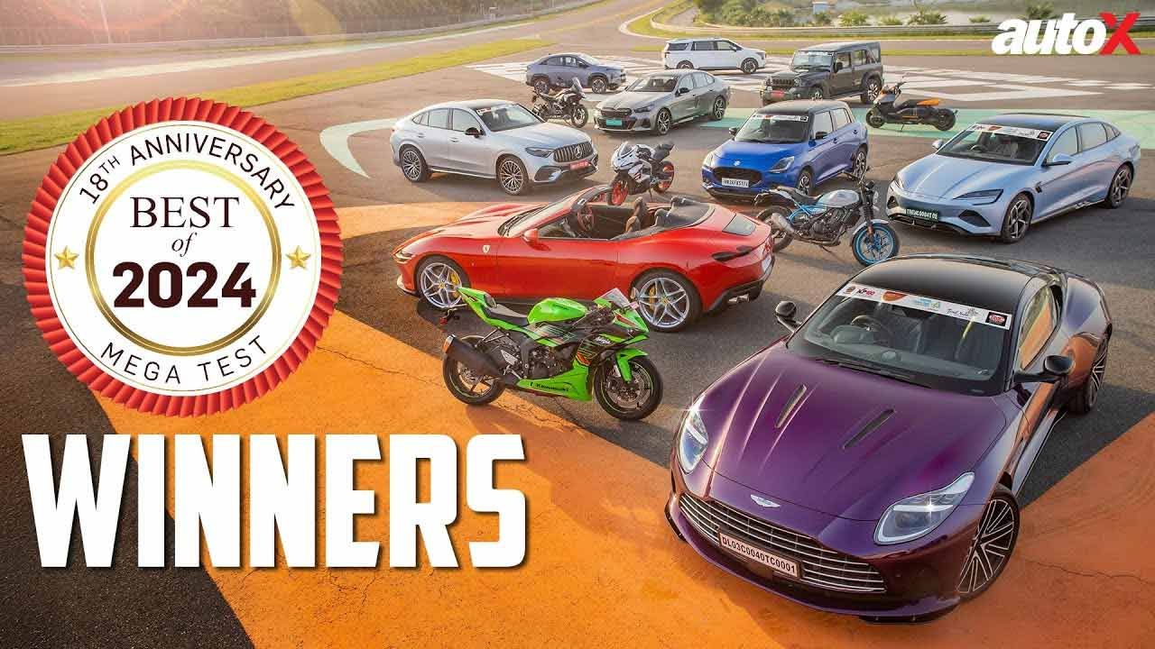 AutoX Awards 2024 These Are The Best Cars And Bikes Of India Mega Test Winners