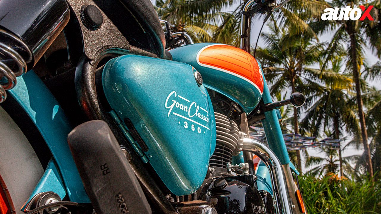 RE Goan Classic 350 Engine Close Up