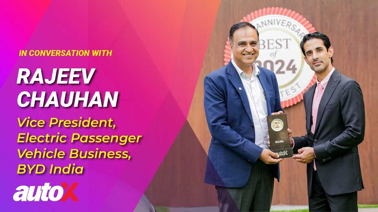 Success Is From Great Word Of Mouth Rajeev Chauhan VP EPV Business BYD India AutoX Awards 2024