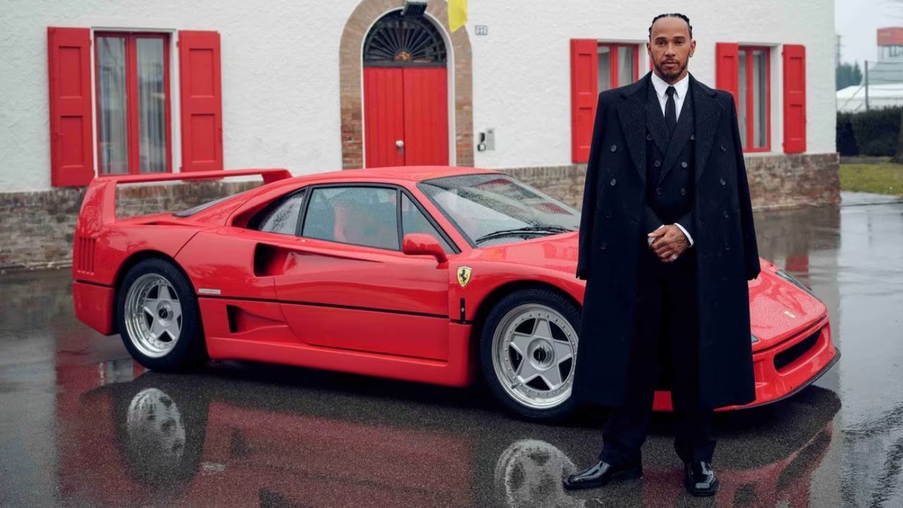 F1 Lewis Hamilton Visits Ferrari F1 Factory For The First Time Ahead Of Testing Debut