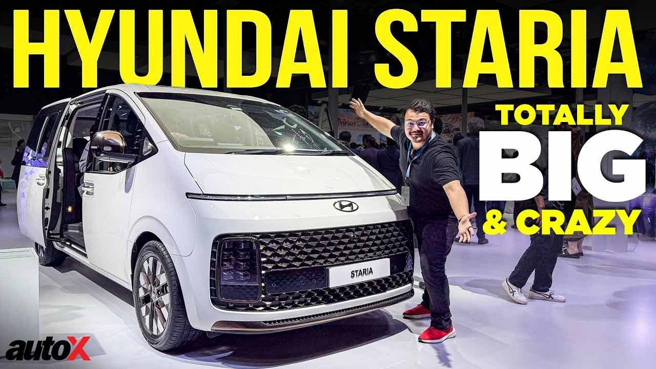 New Hyundai Staria 2025 Details And Features Revealed First Look Auto Expo 2025 India AutoX