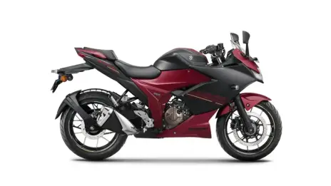 Suzuki Gixxer SF 250 Flex Fuel Met-Matt-Black-and-Met-Mat-Bordeaux-Red