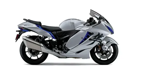 Suzuki Hayabusa Metallic-Mystic-SilverPearl-Vigor-Blue