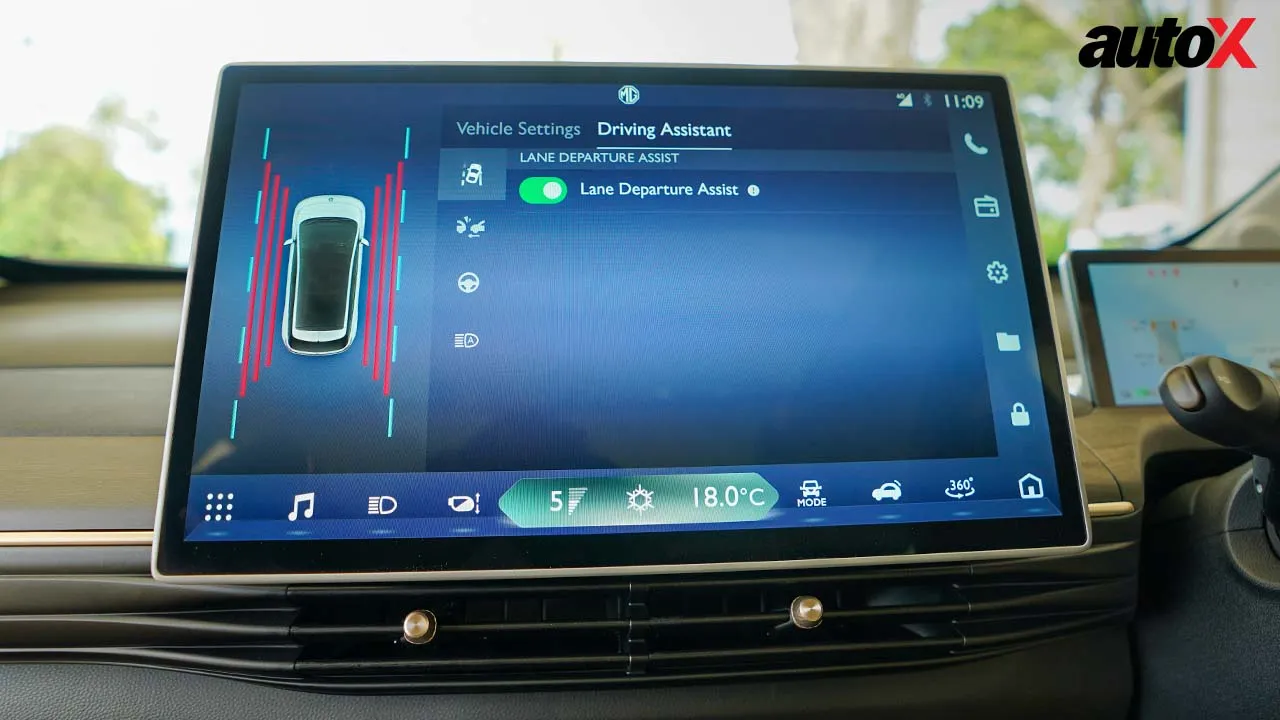 MG Windsor EV Pro Infotainment System