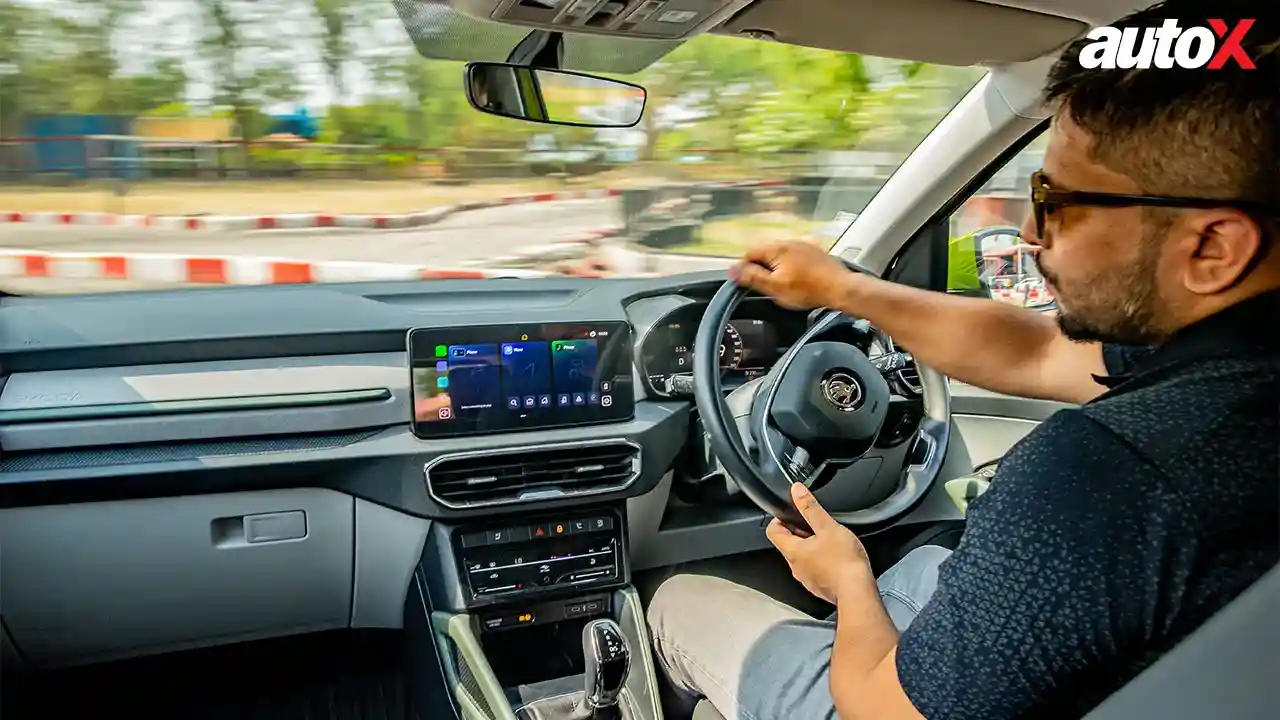Skoda Kylaq-View-Of-Steering-Console-And-Instrumentation