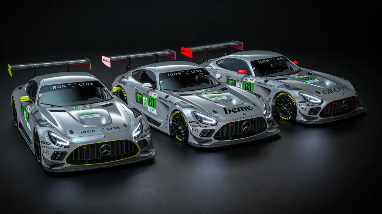 1747208833302 F3ni  Iron Lynx Mercedes AMG Silver Arrows Le Mans Livery