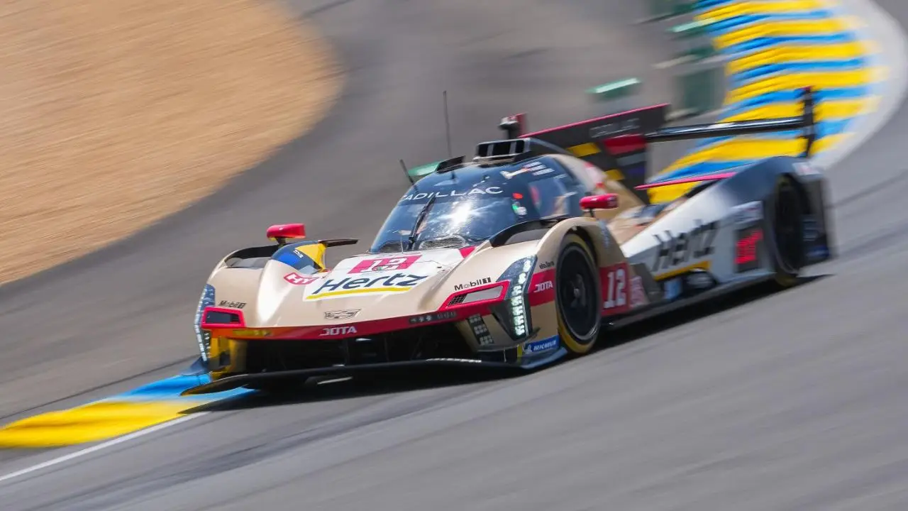 Jota Run Cadillac V Series.R No. 12 At Le Mans 1749806087992