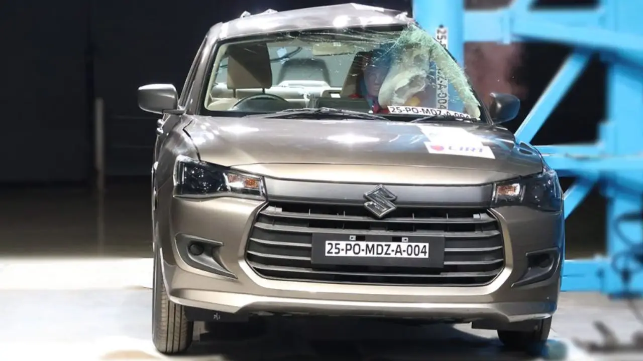 Maruti Suzuki Dzire BNCAP Crash Test 1749704149446