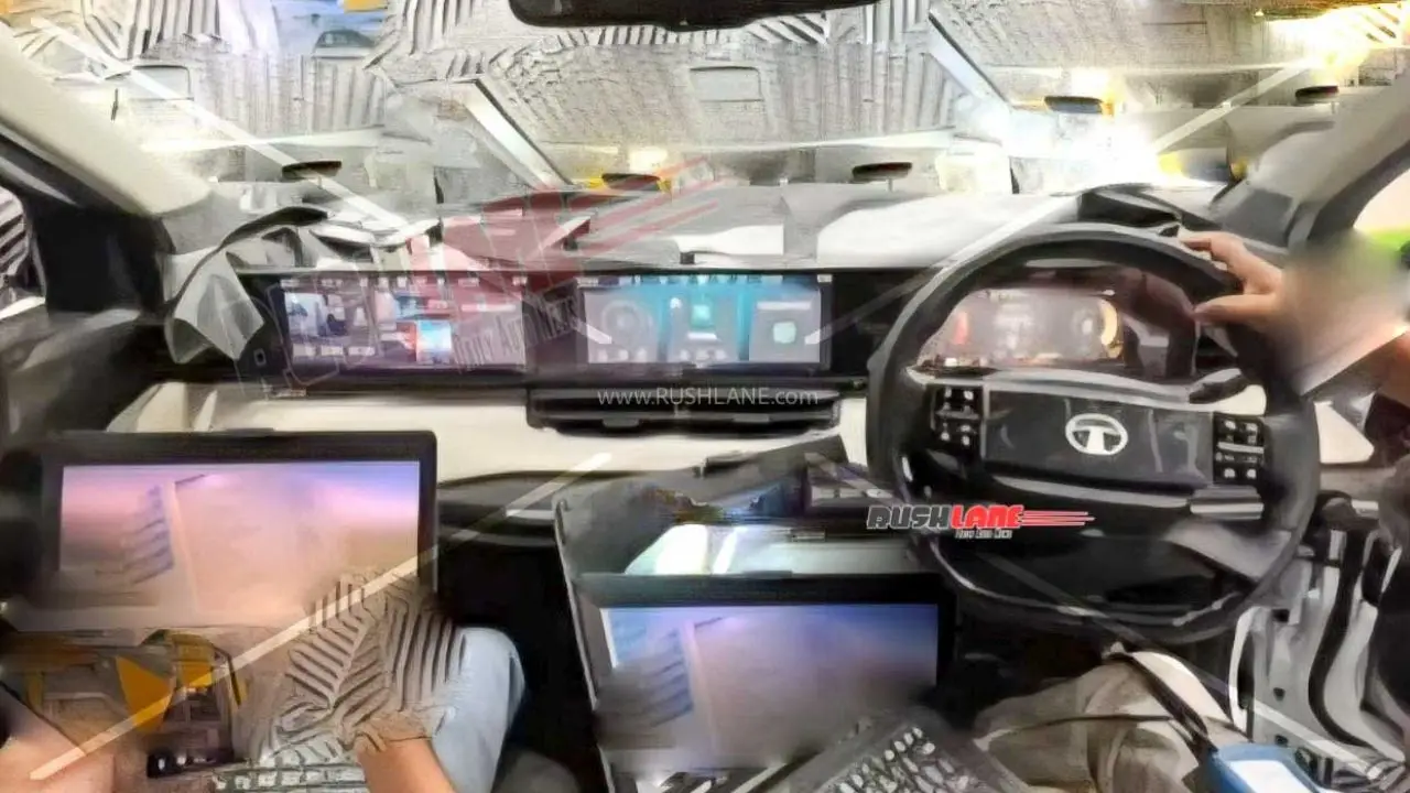 Tata Sierra Interior Spied 1749188122943