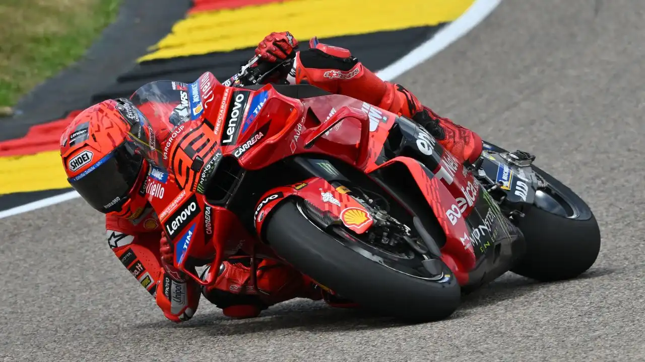 Ducati MotoGP Rider Marc Marquez At MotoGP German GP 1752465957806