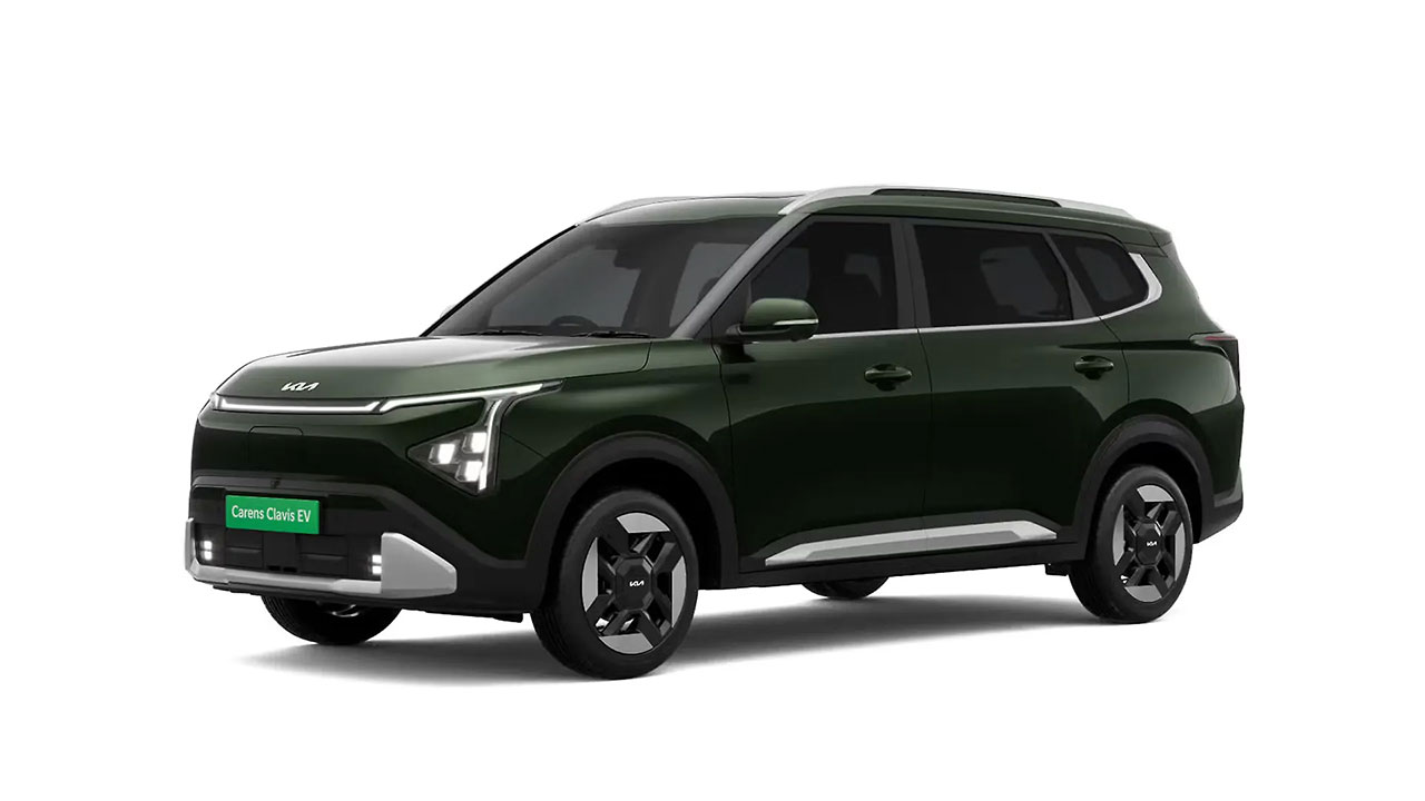 Kia Carens Clavis EV Pewter Olive