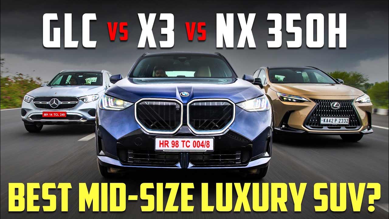 BMW X3 Vs Mercedes Benz GLC Vs Lexus NX 350h Luxury SUV Showdown With A Twist AutoX 1754291284003