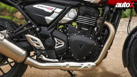 Triumph Thruxton 400 Engine From Right Side