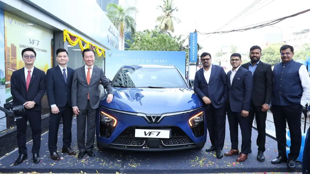 VinFast India Inaugurates Largest Showroom in Chennai Ahead of VF6, VF7 Launch