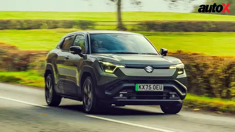 Maruti Suzuki E Vitara Front Three Quarter 1765371435136