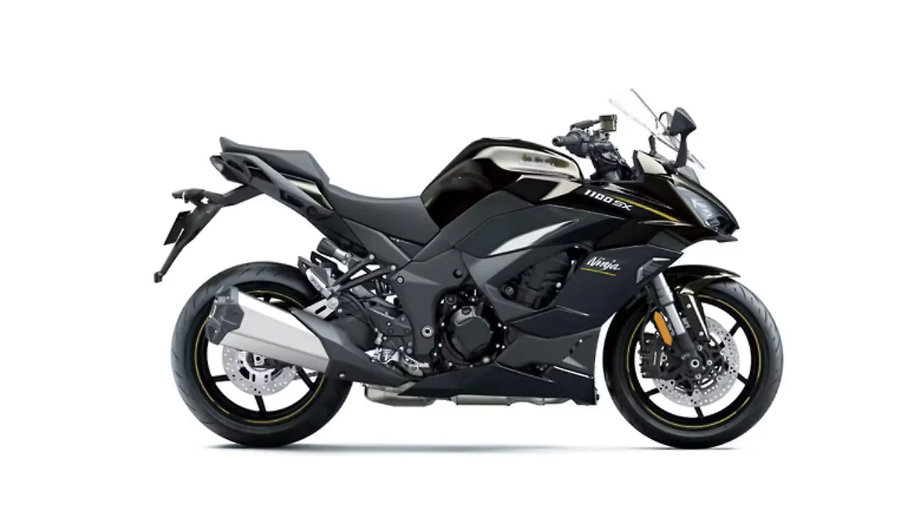 Kawasaki Ninja 1100SX Metallic Brilliant Golden Black  Metallic Carbon Gray