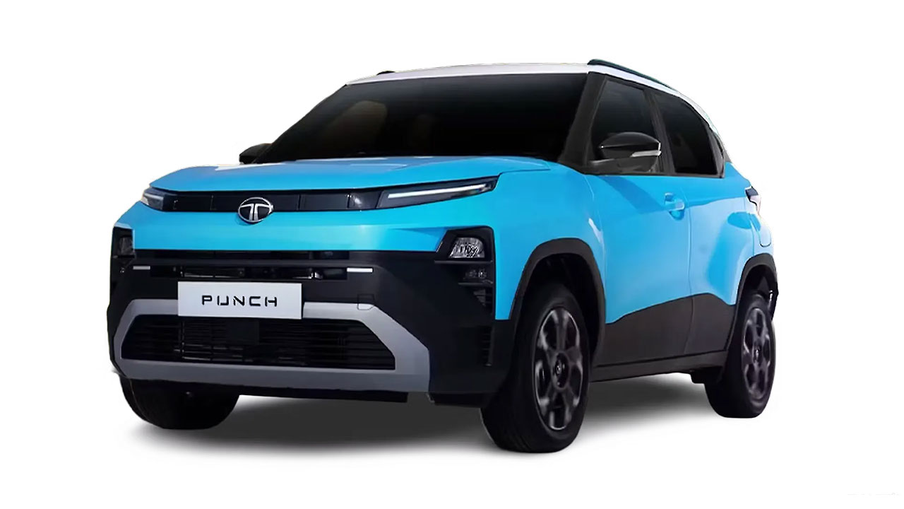 Tata Punch Cyantafic Blue