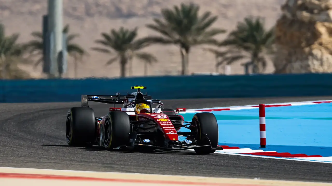 F1 2026 Ferrari Hamilton SF-26 Bahrain Pre Season Test.png