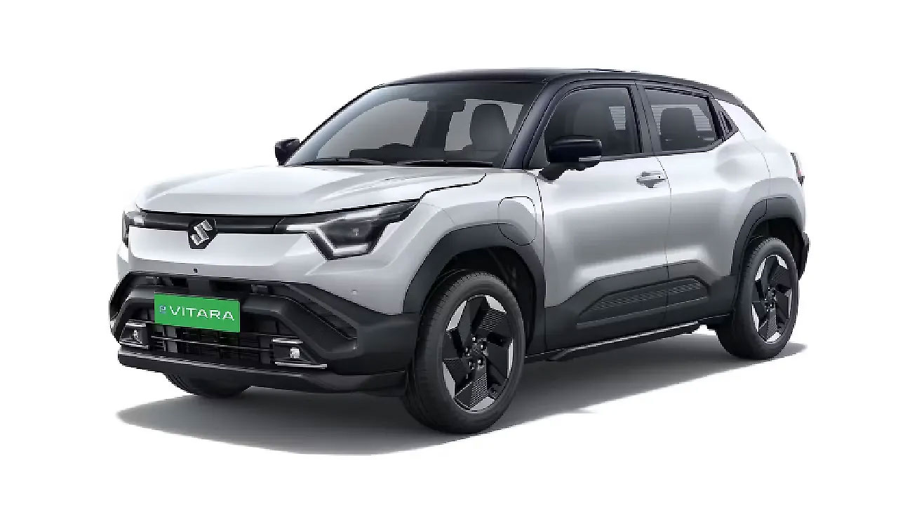 Maruti Suzuki e Vitara Arctic White with Bluish Black Roof