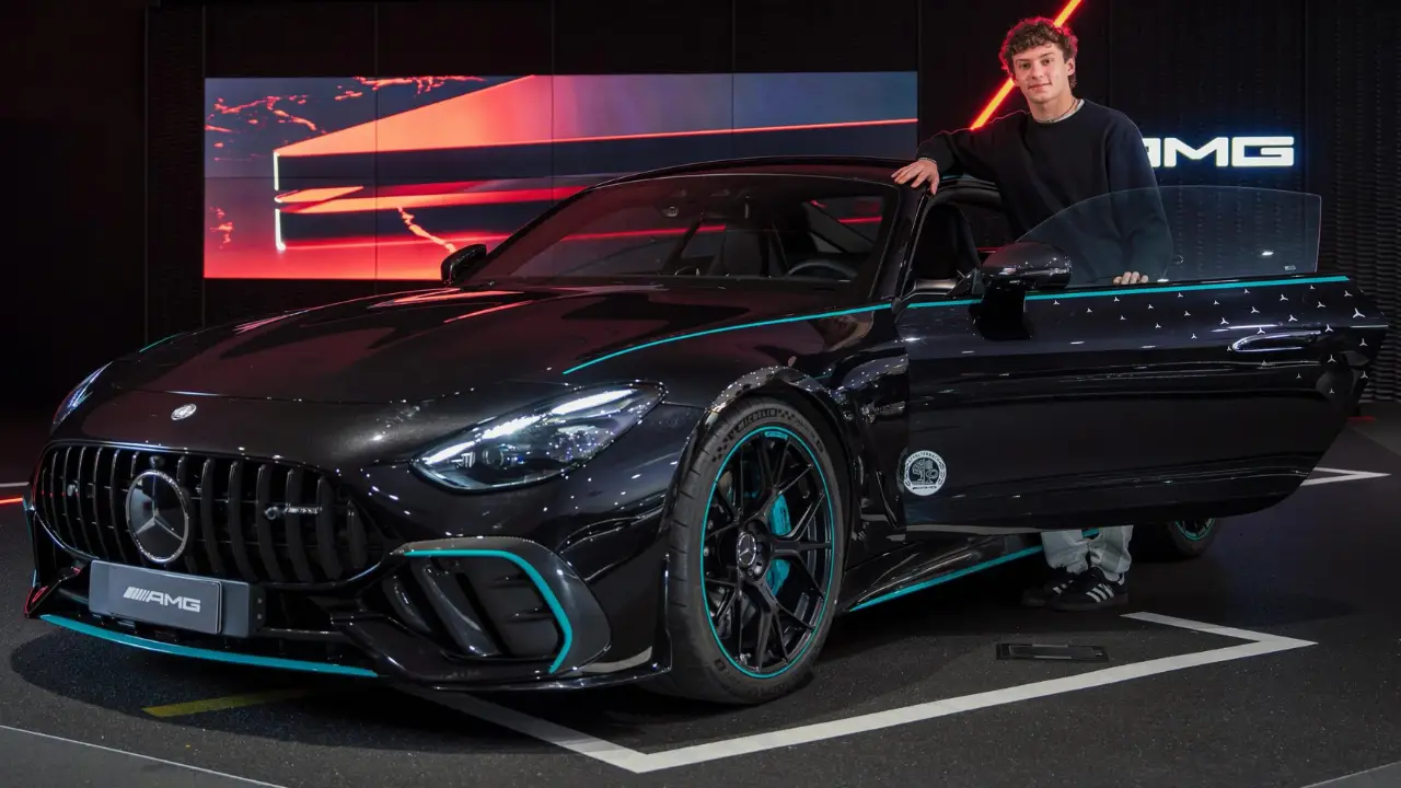 Kimi Antonelli Takes Delivery of Mercedes-AMG GT 63 PRO Motorsport Edition