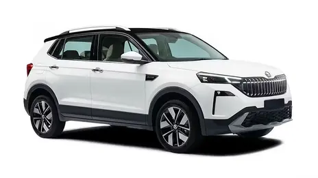 Skoda Kushaq Candy White with Black Roof