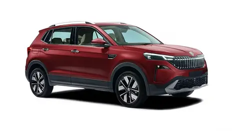 Skoda Kushaq Cherry Red