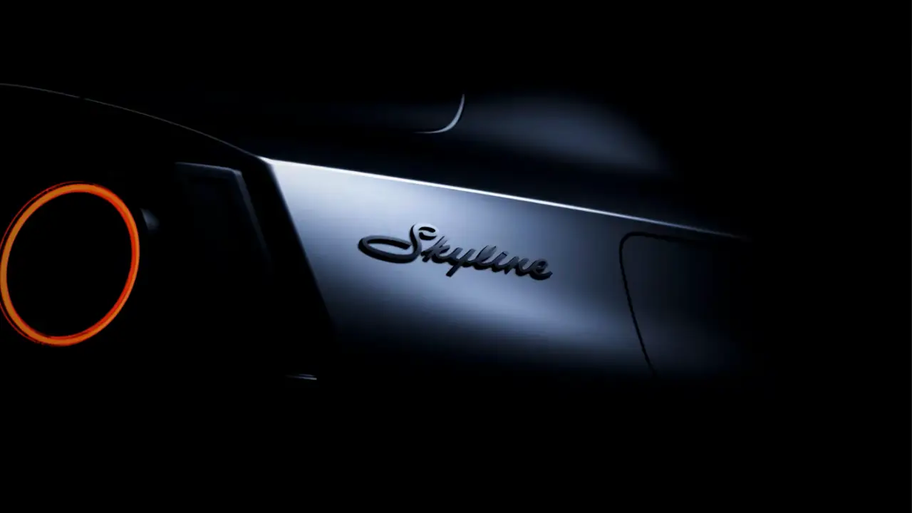 All-new Nissan Skyline teased logo.png