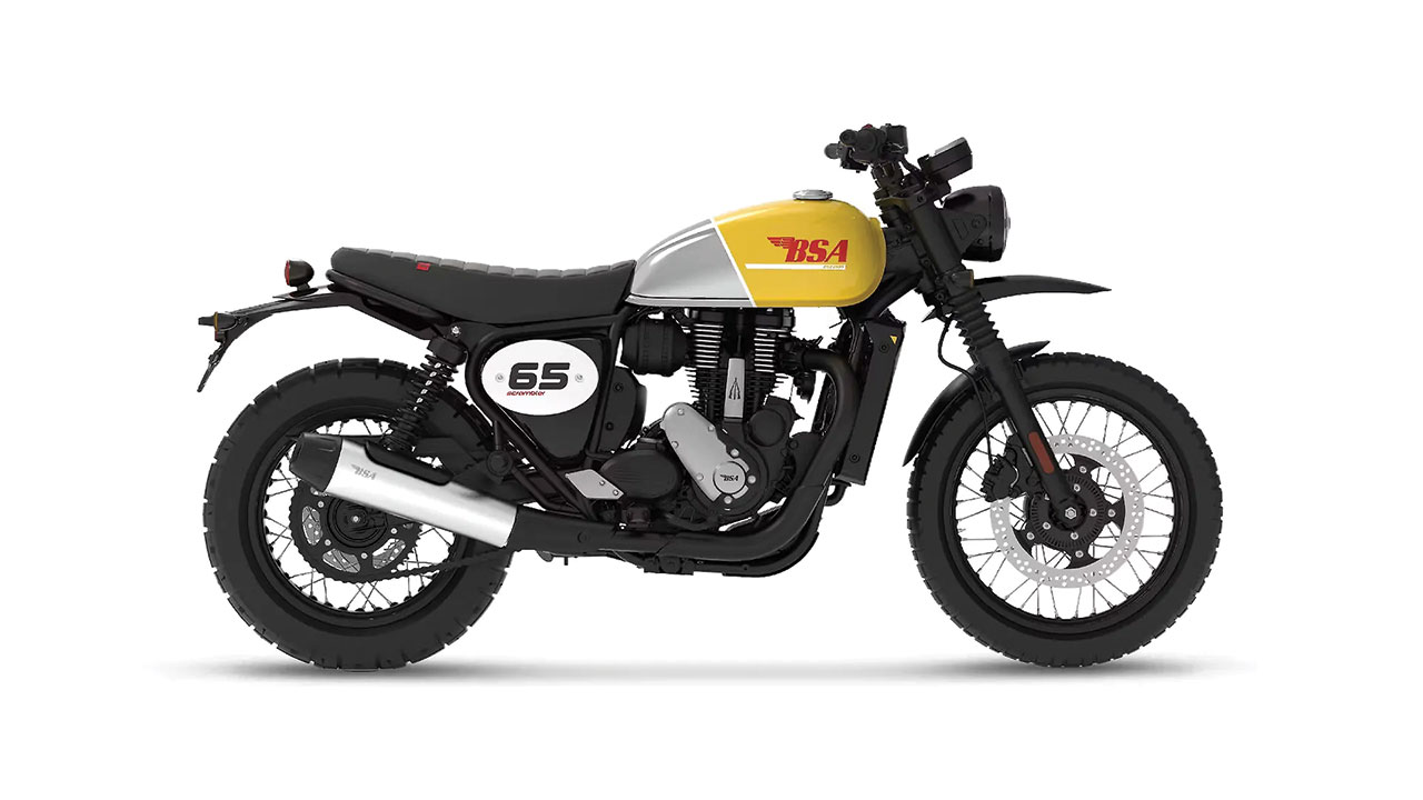 BSA Scrambler 650 Victor Yellow