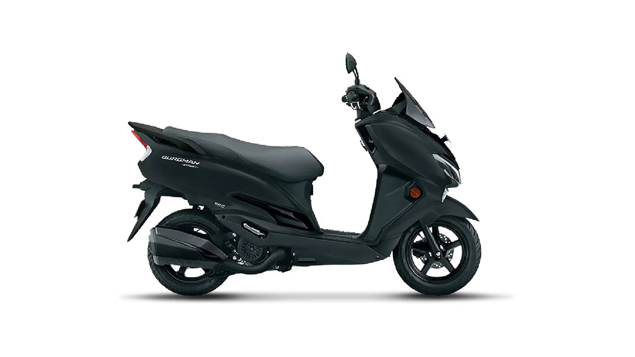 Suzuki Burgman Street 125 Met. Mat Black