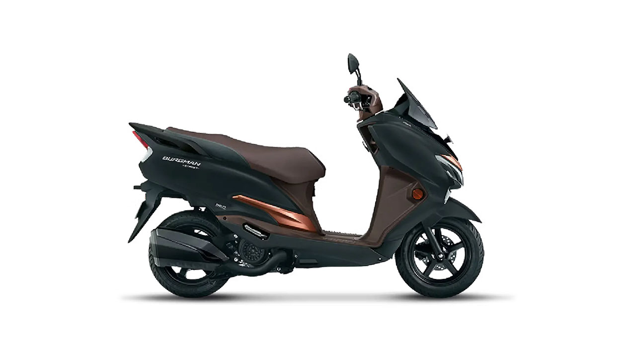 Suzuki Burgman Street 125 Met. Mat Black  Met. Mat Luxe Copper