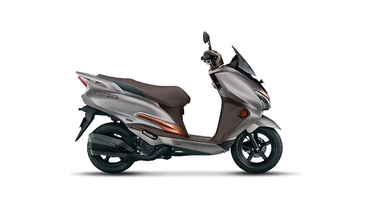 Suzuki Burgman Street 125 Met. Mat Platinum Silver  Met. Mat Luxe