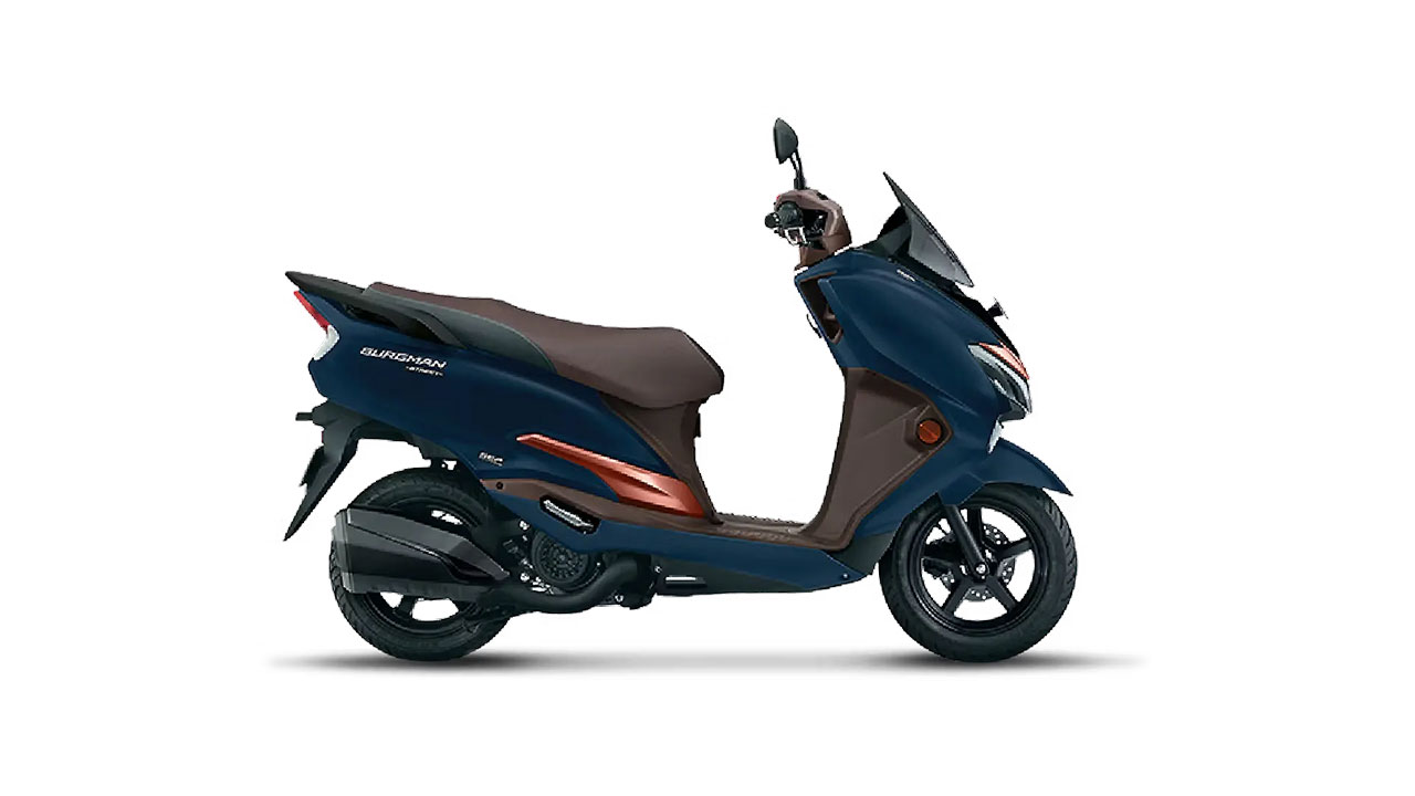 Suzuki Burgman Street 125 Met. Mat Stellar Blue  Met. Mat Luxe Cop