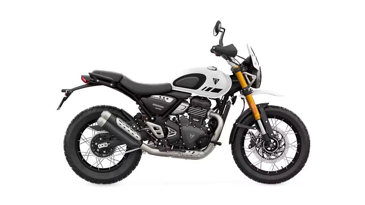 Triumph Scrambler 400 XC Vanilla White